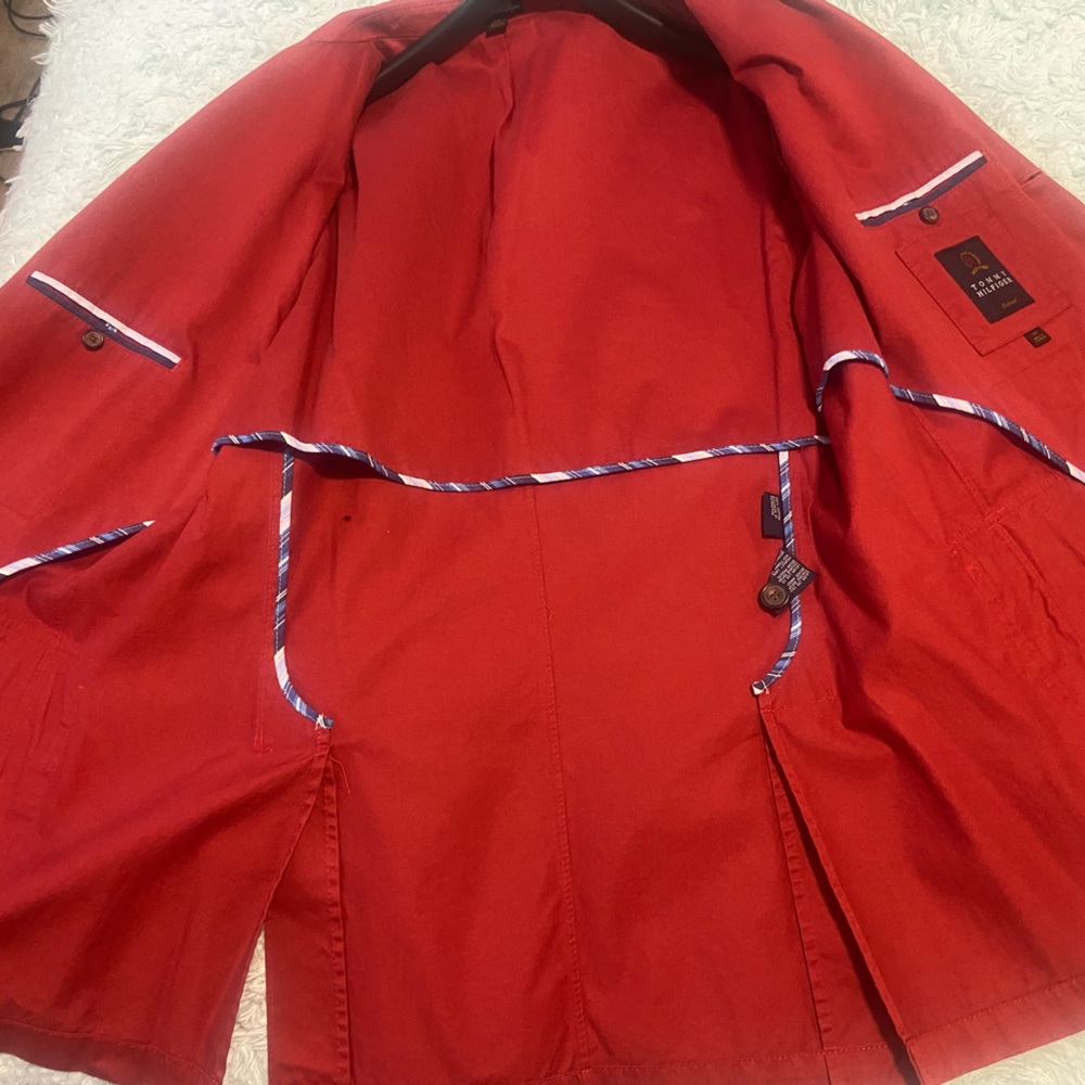 Vintage Tommy Hilfiger blazer men’s large navy red